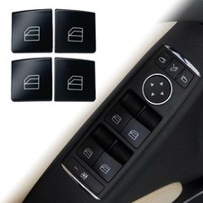 Front Left Window Switch Driver Side Button Driver Side Button Cover-4 pcs