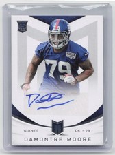 2013 Panini Momentum #120 Damontre Moore Rookie Signatures Silver #/199