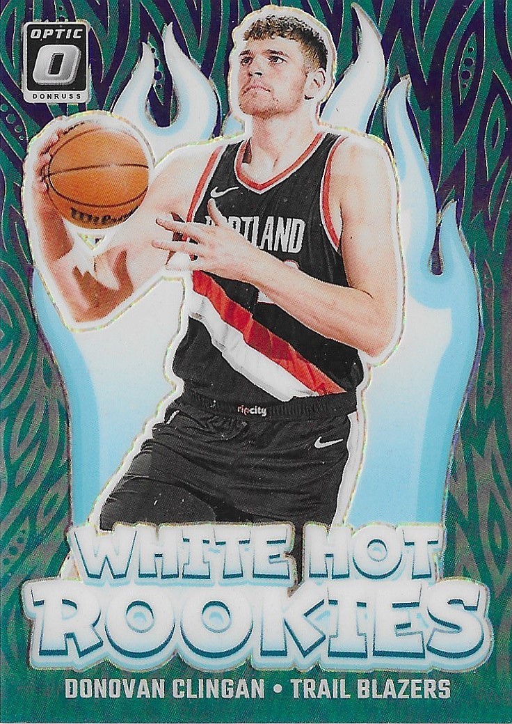 2024-25 Donruss Optic #11 Donovan Clingan White Hot Rookies Purple