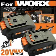 2X For WORX 20V Max Lithium WA3578 Power Tool 3.6Ah Battery WA3520 WA3575 WA3525