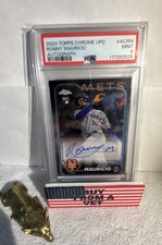 2024 Topps Chrome Update Series - Autographs Ronny Mauricio #AC-RM (AU, RC)