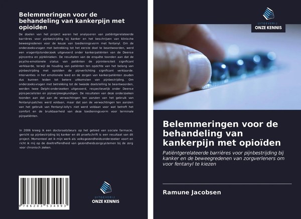 Ramune Jacobsen | Belemmeringen Voor De Behandeling Van Kankerpijn Met OpioïDen-image