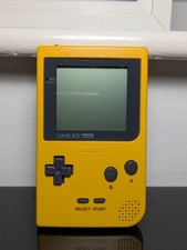 Nintendo Game Boy Pocket Yellow Handheld System Console + Super Mario Land