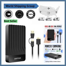 Compact 500GB External Hard Drive with Fast USB 3.0 & Silicone Protection