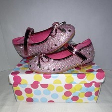 Cutedog Girls Pink Glitter Sequin Mary Jane D...