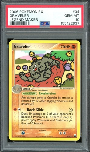 Graveler graded PSA 10 for sale on eBay