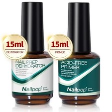 Nail Dehydrator and Primer Acid Free Natural Nail Prep for Acrylic and UV Gel Na