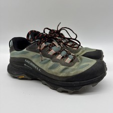 Merrell Moab Speed GTX Green Black Hiking Shoes J067008 Womens Size 8