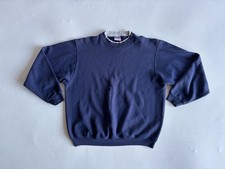 Hanes Heavyweight Sweatshirt Mens Size XL Made In USA Blue Pullover