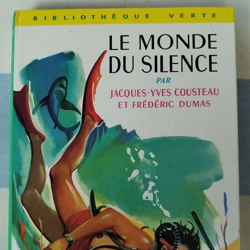 Bibliothèque Verte Le monde du silence, Cousteau & Dumas, roman relié, fr - Photo 1/1