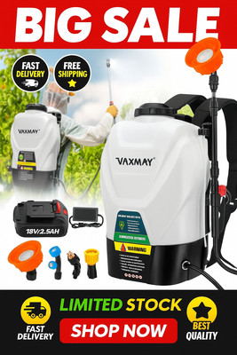 Backpack Sprayer 4 Gallon Battery Powered Garden Sprayer, Electric Sprayer Wo...