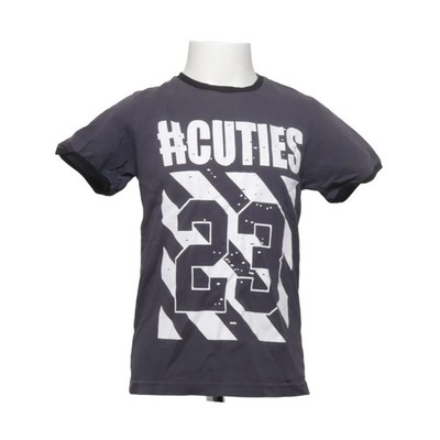 Cuties, T-shirt, Größe: 122, Grau/Weiß, Print, Jungen #fvX