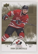 2016 Upper Deck Team Canada Juniors Men's Team Gold John Quenneville #85 0h1