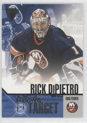 2002-03 Pacific Private Stock Titanium Right on Target Rick DiPietro #15 0m0