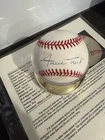 Willie Mays signed Rawlings ONL Baseball JSA LOA Giants HOF Auto with Case