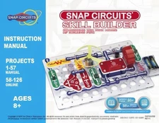 Elenco Snap Circuit Electronics Skill Builder SB-125 Complete 125 Projects
