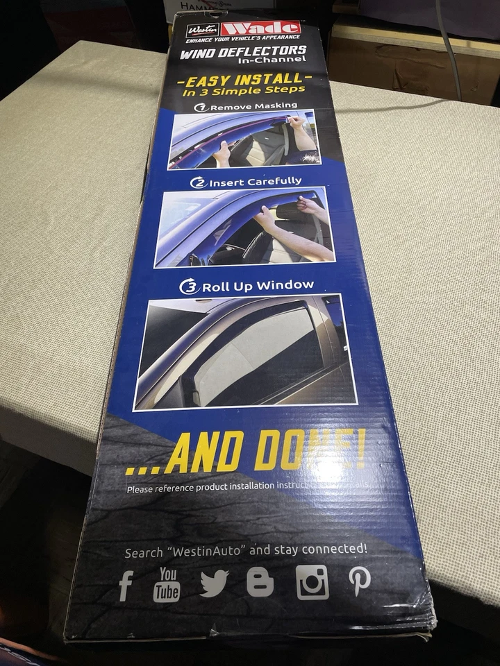 DEFLECTOR DE VIENTO WESTIN IN CHANNEL 09-18 RAM 1500 2500 3500 DOBLE 4 PIEZAS 72-35401 Foto 2 de 4