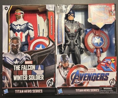 Marvel Avengers Titan Hero Series Rogers & Wilson Captain Americas Power FX New