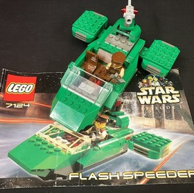 #7124 - Star Wars Episode 1 Flash Speeder with Instruction Booklet - 2000