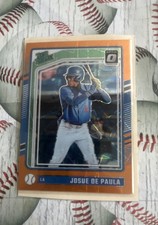 2024 Panini Donruss - Optic Rated Prospects Josue De Paula #113 Orange Velocity