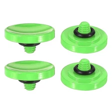 Soft Shutter Release Button Copper Camera Shutter Button Concave, Green 4pcs