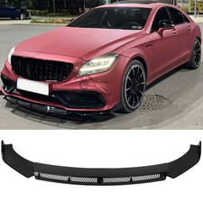 Front Bumper Splitter Lip Diffuser Spoiler For Mercedes Benz W218 Cls 2015-2018