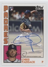 2019 Topps Update 1984 Topps Baseball Chris Paddack #84A-CP Rookie Auto RC 00fd