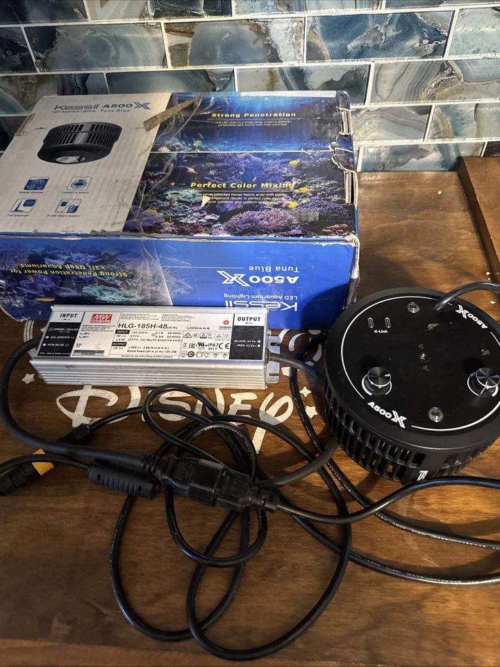 Luz de arrecife iluminación LED azul atún Kessil A500X para acuario *LEER* Foto 3 de 4