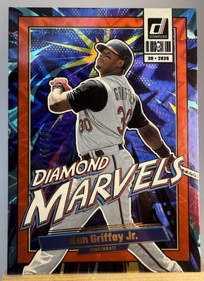 2026 Panini Donruss Ken Griffey Jr. Diamond Marvels Red Xplosion /99 #19 Reds