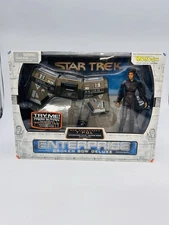 2002 Art Asylum Star Trek Enterprise Broken Bow Deluxe T'Pol Science Station New
