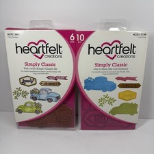 Heartfelt Creations - Simply Classic Stamp and Die set - New and Sealed