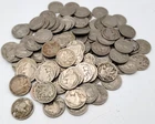 100 Unsearched Buffalo Nickel Circulated 5C Lot. H133