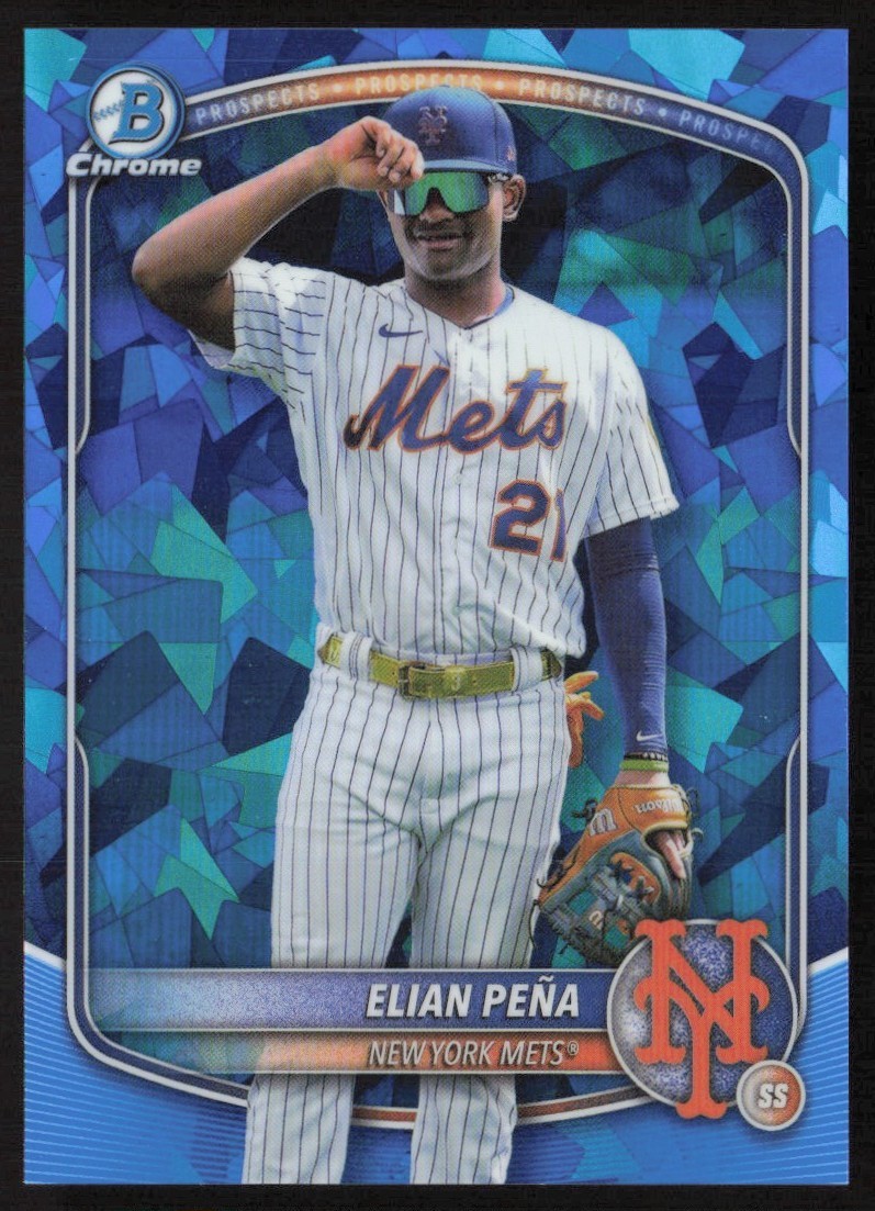 2025 Bowman Chrome Sapphire Variation Elian Pena #BCP-155 GS1