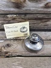 Pampered Chef Cut-N-Seal 4" Sandwich Maker Pastry Tool Recipe Card Booklet