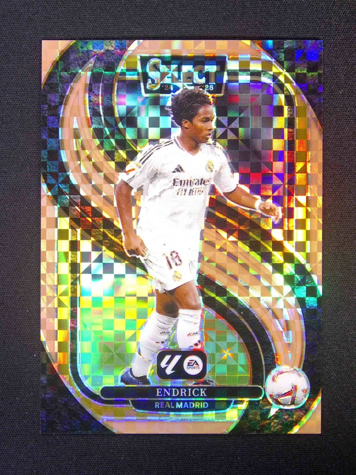 2024-25 Panini Select La Liga Endrick #116 Mezzanine Bronze Checker /59