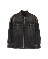 Versace La Prima Shirt Denim STOP Wash Dirty Black 1020723 1A15050 151103660
