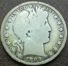 US 1899 Barber Half Dollar **