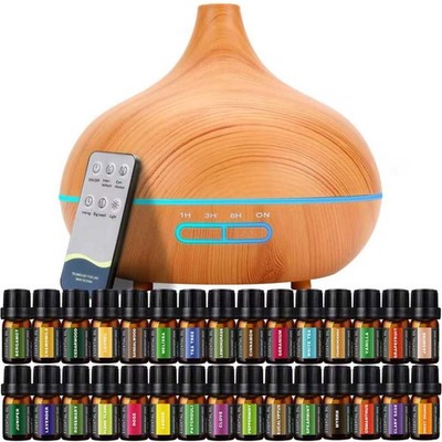 550 ML Aroma Diffiser with Essential Oils Set, Essential Oil Diffuser with Re...