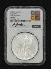 2025 P Silver Eagle First Day Issue Eagle Privy NGC MS70 Michael Gaudioso #716