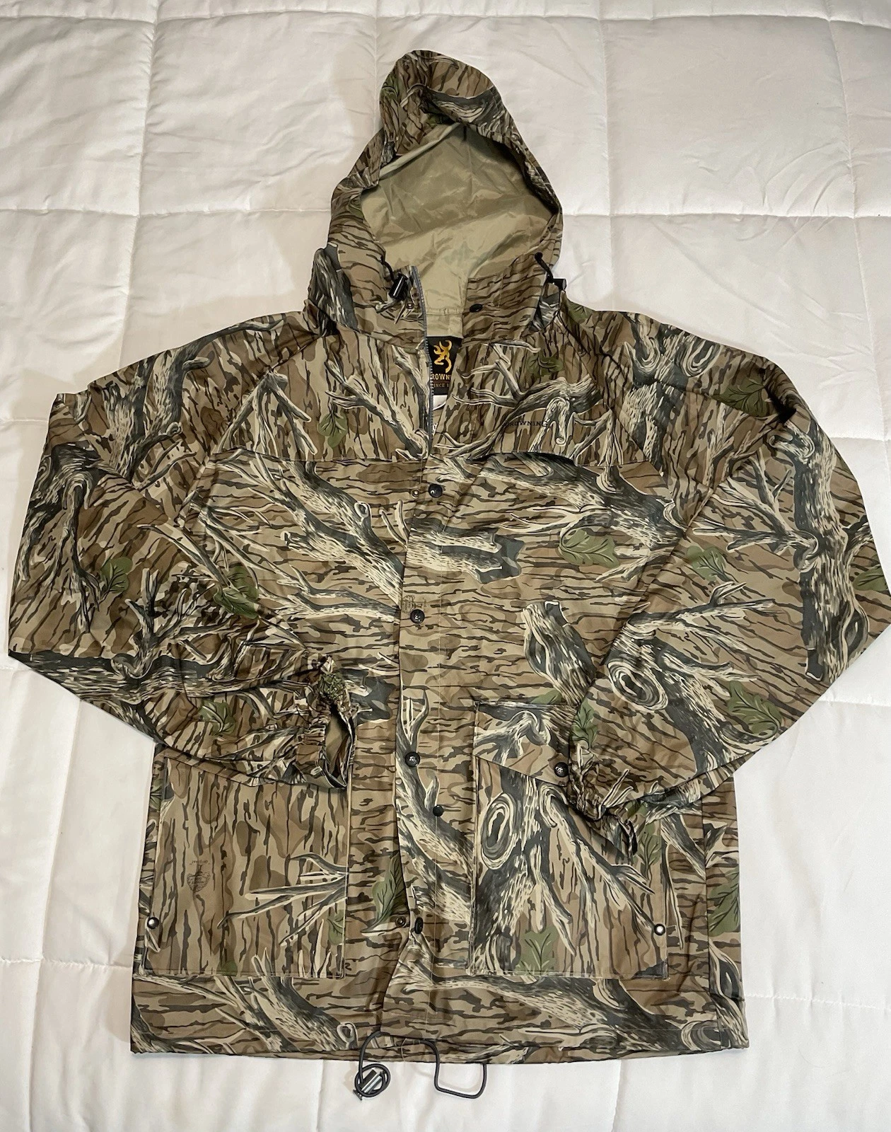 Browning Rain Weather Jacket & Pants Set With Bag PVC Mens Size M Outdoors Hunt
Opens in a new windo