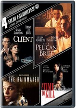 4 Film Favorites John Grisham ( The Client / The Rainmaker / The Pelican Bri...