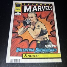 2022 Donruss Octagon Marvels Press Proof Valentina Shevchenko 17 Flyweight Champ