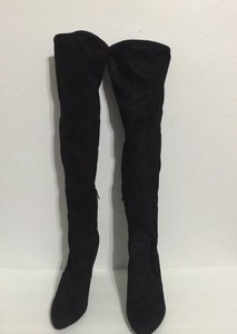 unisa black fabric boots