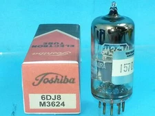 TOSHIBA TEKTRONIX CHECKED HAND SELECTED 6DJ8 TUBE CURVE TRACER TESTED