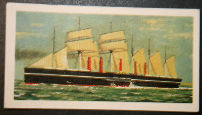 SS GREAT EASTERN Brunels Segelunterstütztes Dampfschiff Bildkarte LE01MS