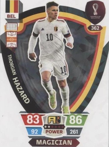 2022 FIFA WC Qatar Panini Sticker #362 BEL 1 BELGIUM SHIELD Brazil