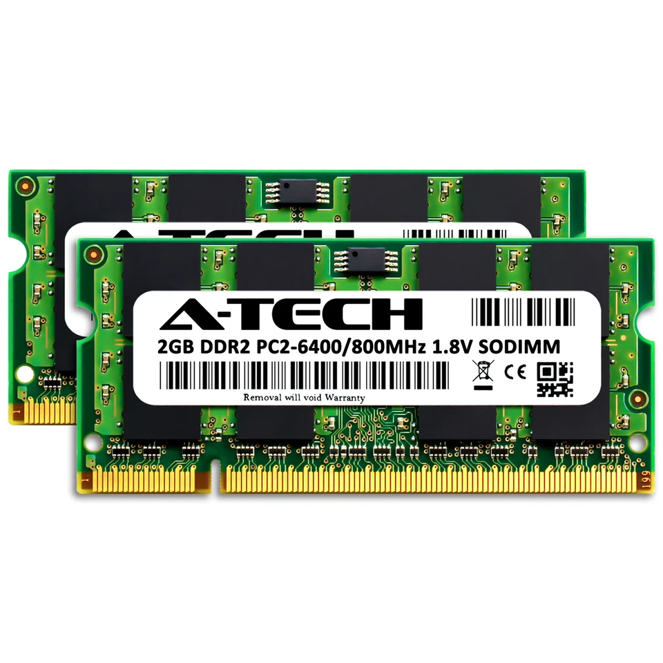 4GB 2x2GB PC2-6400S Dell Studio 1535 1536 1537 1737 One 1909 Memory RAM - Image 2 of 2