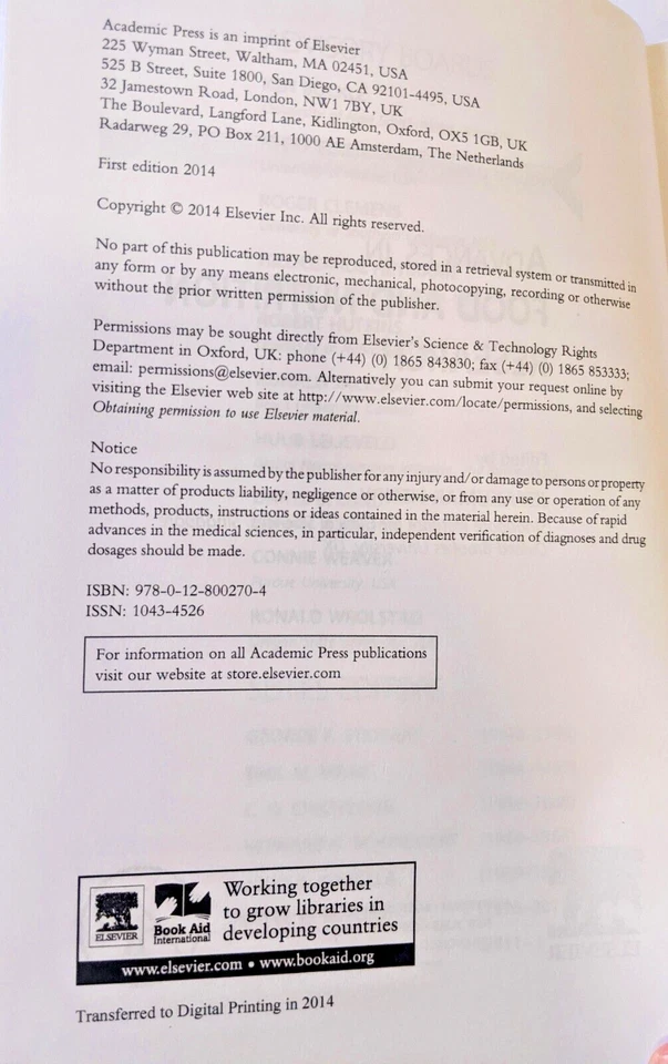 Advances In Food And Nutrition Research Volume 71 By Jeya Henry Hardcover Book - Image 3 of 4