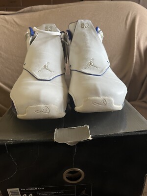 Size 14 - Air Jordan 18 OG 2003 White Sport Royal | eBay