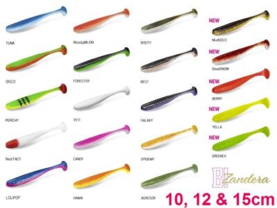 5x Delphin Zandera UV´s  10-15cm Gummifische Shad Kunstköder Lure Drop Shot Jig